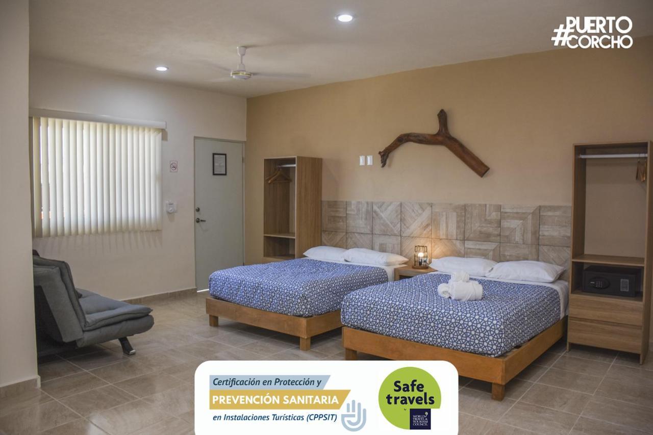 Hotel Puerto Corcho Puerto Morelos Kültér fotó