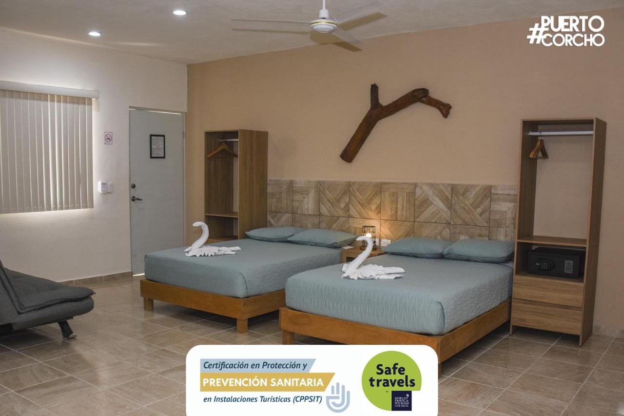 Hotel Puerto Corcho Puerto Morelos Kültér fotó