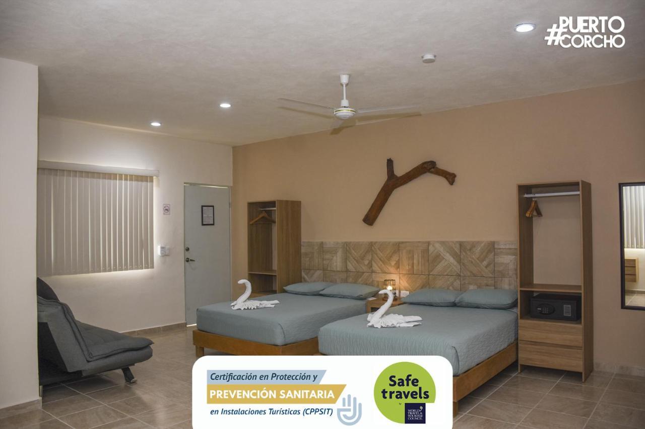 Hotel Puerto Corcho Puerto Morelos Kültér fotó